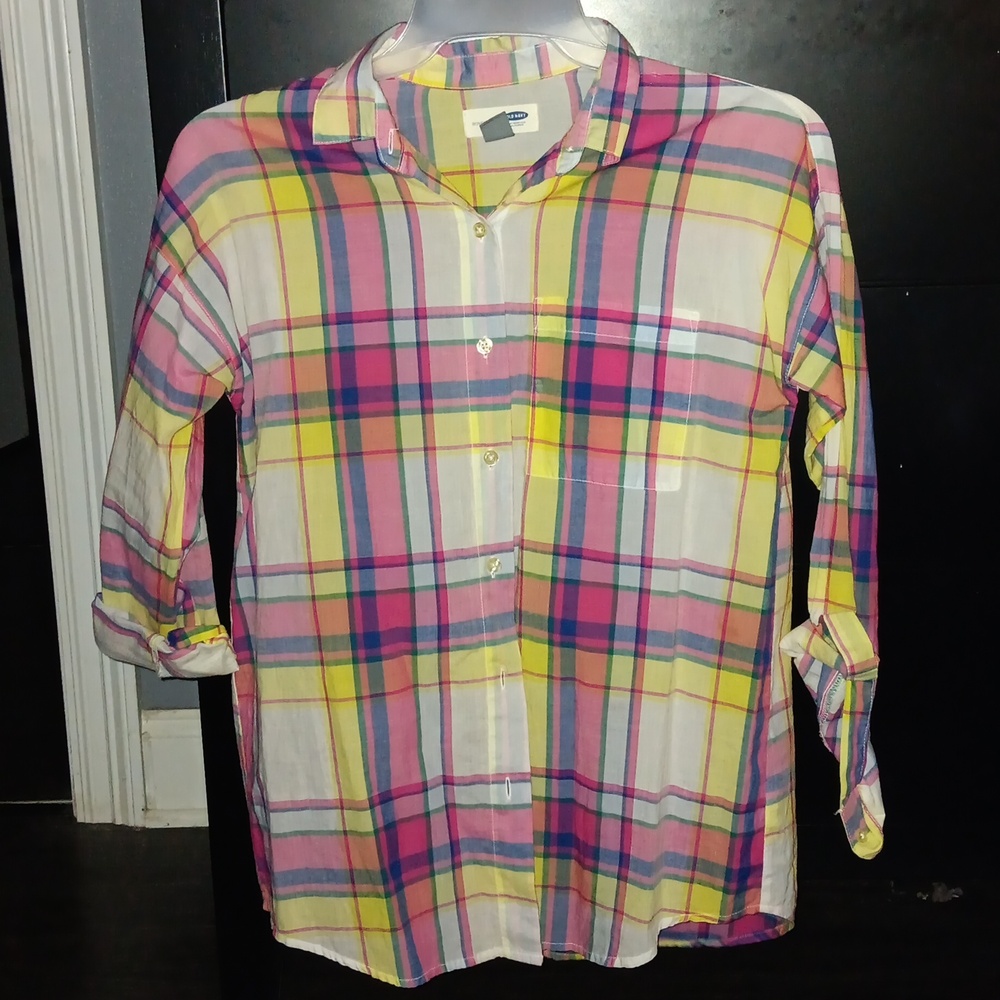 Multicolor Button Down